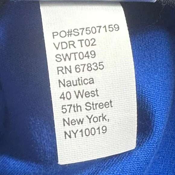 Nautica Womens Classic Fit Royal Blue Cotton Blend Shorts Size 10 Beachy Summer - Picture 7 of 10